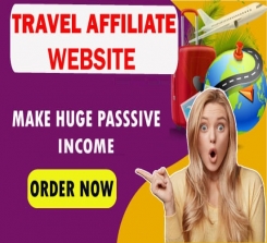 Money making travel affiliate website